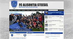 Desktop Screenshot of fcsteinsel.lu